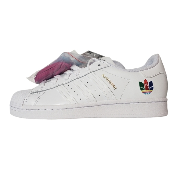 adidas Shoes - Adidas Superstar Diversity Pride Sneakers Sz 6.5 Shell Top Leather Trefoil Shoes
